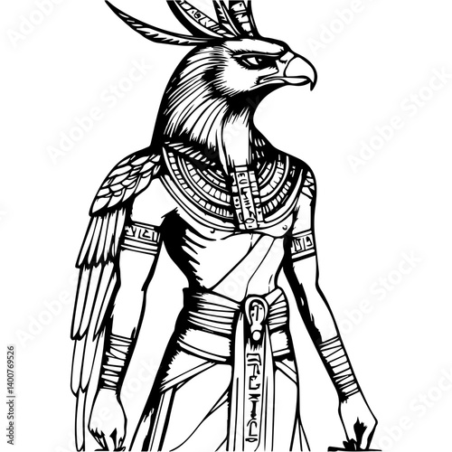 Horus – The falcon-headed god of kingshi