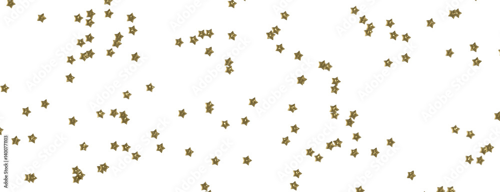 Obraz premium Stars - Festive christmas card. Isolated illustration white background. -