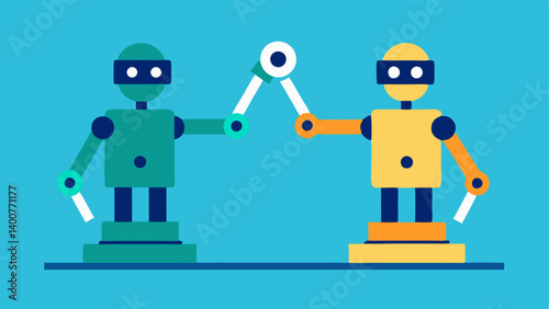Collaborative Robot Two robots working side by side