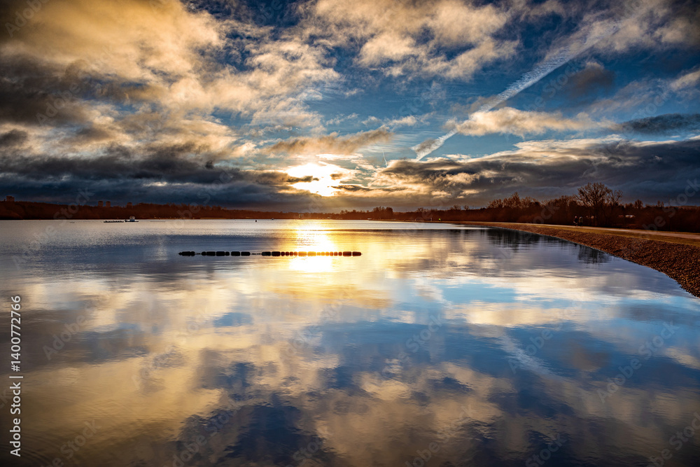Fototapeta premium Strathclyde Loch, Scotland, water.