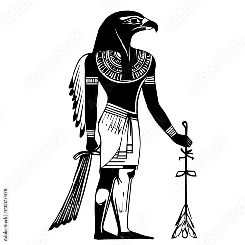 Horus – The falcon-headed god of kingshi