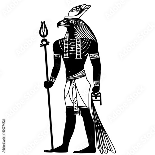 Horus – The falcon-headed god of kingshi