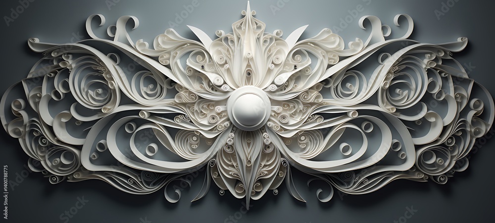 paper quilling Kijin, ai generative paper quilling Kijin, ai generative