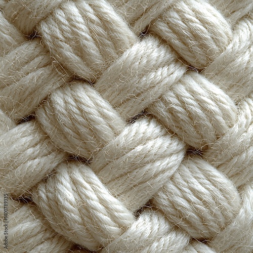 Woven textile pattern, tight close-up, soft side lighting, detailed macro.