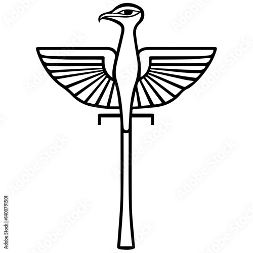 Horus – The falcon-headed god of kingshi