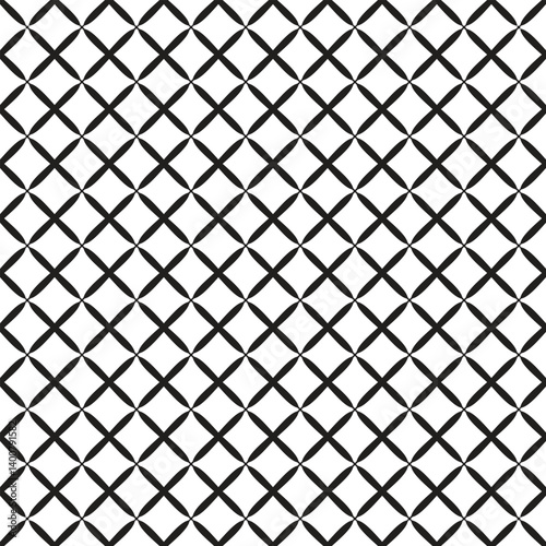 Seamless pattern cross abstract background vector illustration
