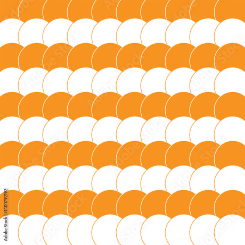 Seamless pattern circle moon abstract background vector illustration