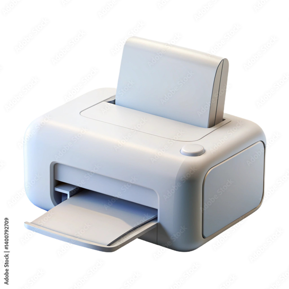 3d printer isolated on white background 3d printer isolated on white background