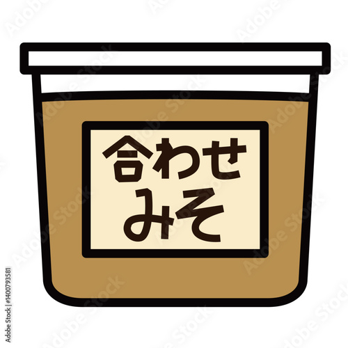 シンプルな合わせ味噌のアイコン