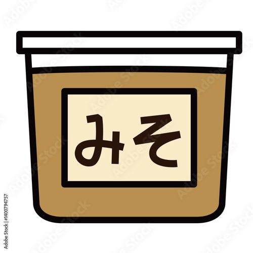 シンプルな味噌のアイコン