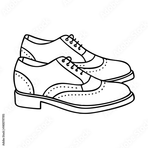 brogues icon, brogues vector illustration-simple illustration of brogues, perfect for brogues logos and icons