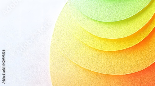 Abstract layered pastel circles create a vibrant and colorful gradient design background.