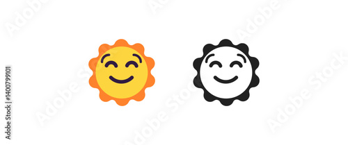 Happy Sun Emoji
