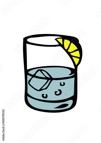 verre apéro dessin alcool