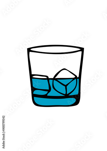 verre apéro dessin alcool
