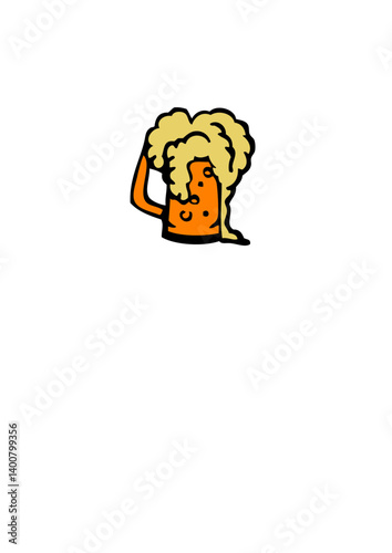 verre apéro dessin alcool biere