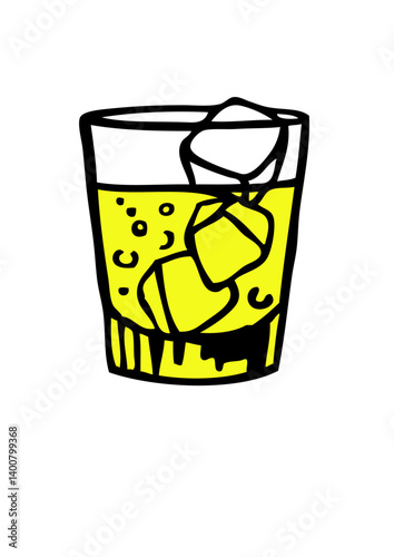 verre apéro dessin alcool