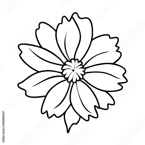 coreopsis flower icon, coreopsis flower vector illustration-simple illustration of coreopsis flower, perfect for coreopsis flower logos and icons