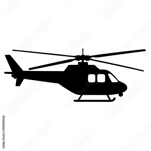 helicopter air vector art silhouette