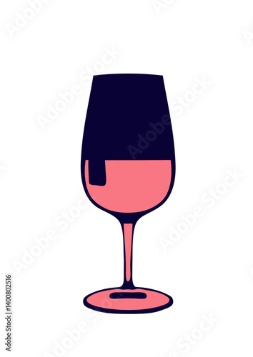 verre alcool rose