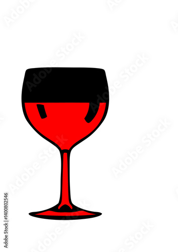 verre alcool vin rouge pinard