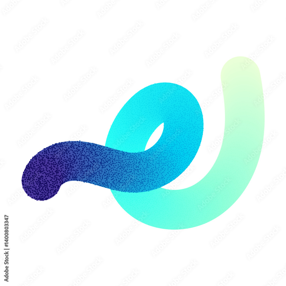 Abstract fluid gradient shape with 3D liquid brush strokes, blurred neon waves, holographic color blend design. Flat vector illustration isolated on white background. Abstract fluid gradient shape with 3D liquid brush strokes, blurred neon waves, holographic color blend design. Flat vector illustration isolated on white background.