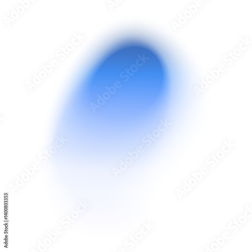 Soft blue gradient background with smooth color transition, blurred circular mesh elements, pastel 3D flow effect. Flat vector illustration isolated on white background.