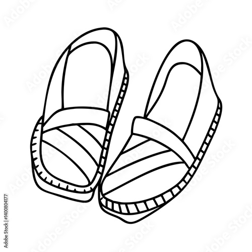 espadrilles icon, espadrilles vector illustration-simple illustration of espadrilles, perfect for espadrilles logos and icons