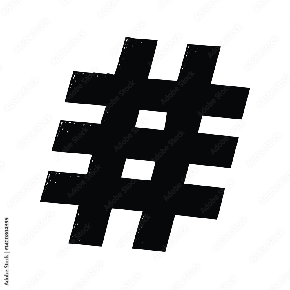 Obraz premium black and white cross