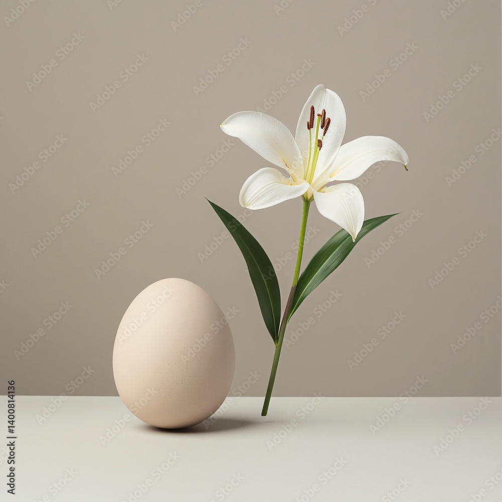 Easter day celebration minimalist setting decorative content serene environment close-up viewpoint symbolic concept Easter day celebration minimalist setting decorative content serene environment close-up viewpoint symbolic concept