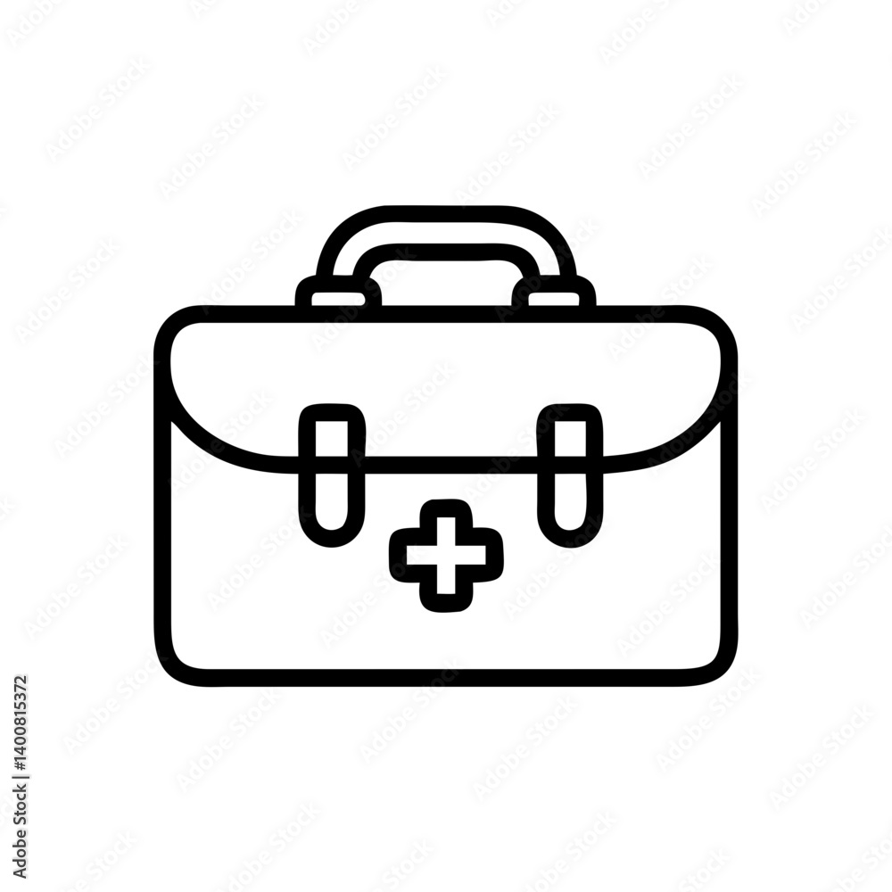 Icon of a doctorchest / first aid kit Icon of a doctorchest / first aid kit