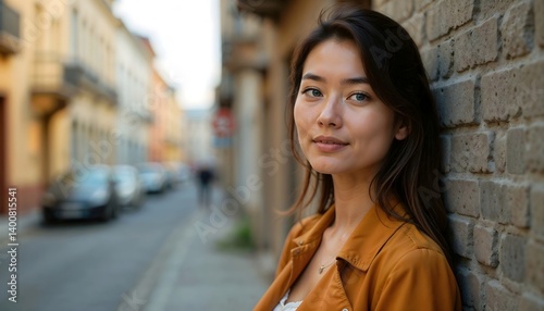 Candid photo of a smiling woman in nature with natural light and relaxed outdoor vibe. 
