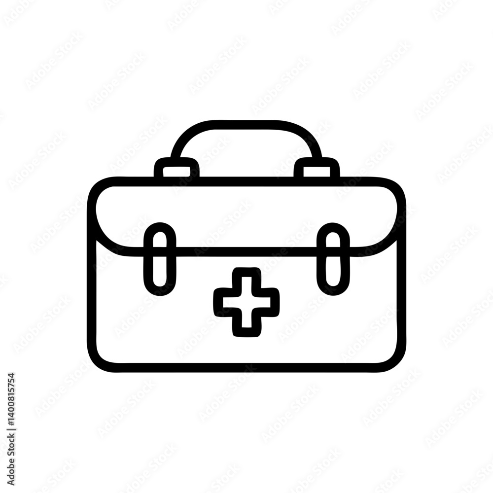 Icon of a doctorchest / first aid kit Icon of a doctorchest / first aid kit