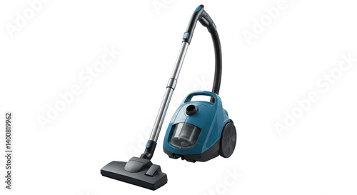 Billede på lærred Isolated Blue Vacuum Cleaner