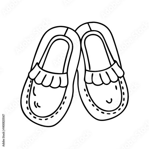 moccasins icon, moccasins vector illustration-simple illustration of moccasins, perfect for moccasins logos and icons