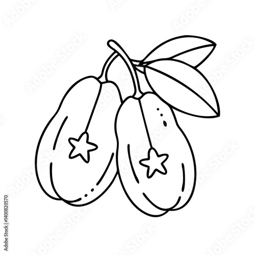 miracle fruit icon, miracle fruit vector illustration-simple illustration of miracle fruit, perfect for miracle fruit logos and icons