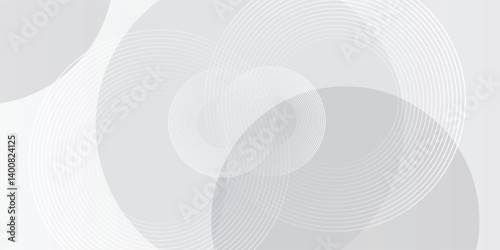 White geometric abstract background overlap layer on bright space with lines effect decoration. Modern graphic design element vector art