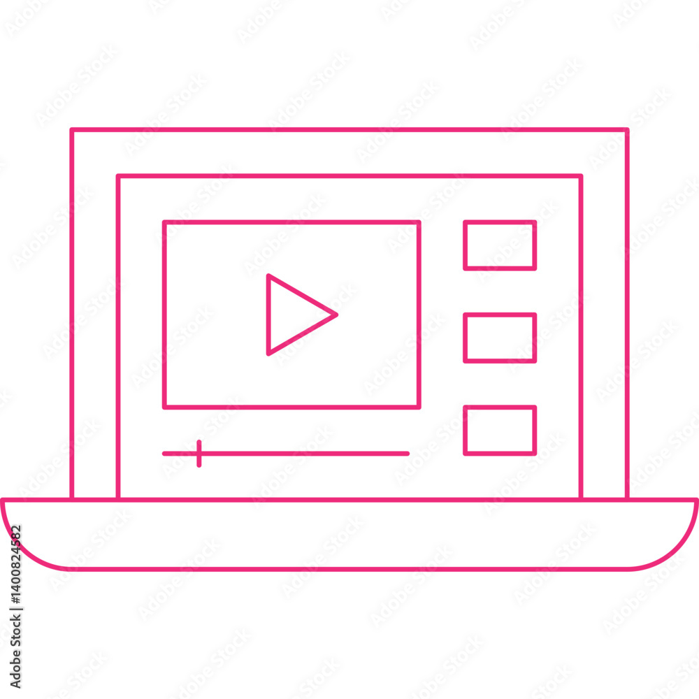 Distance Learning icon single vector illustration Distance Learning icon single vector illustration