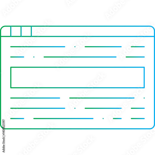 Reading Online icon single vector illustration