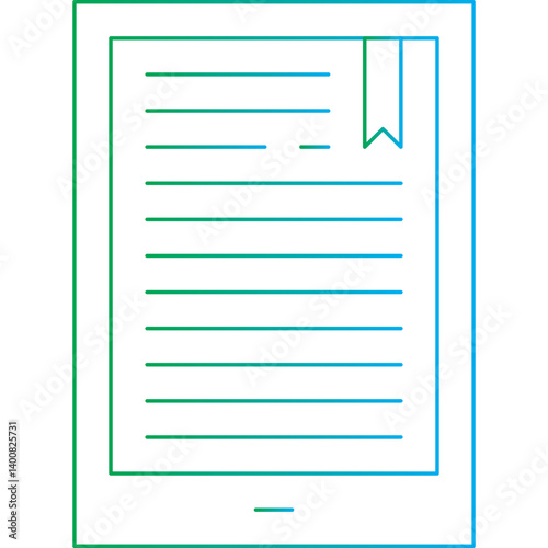 EBook icon single vector illustration