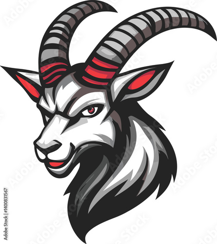 vector illustration of a tribal mask