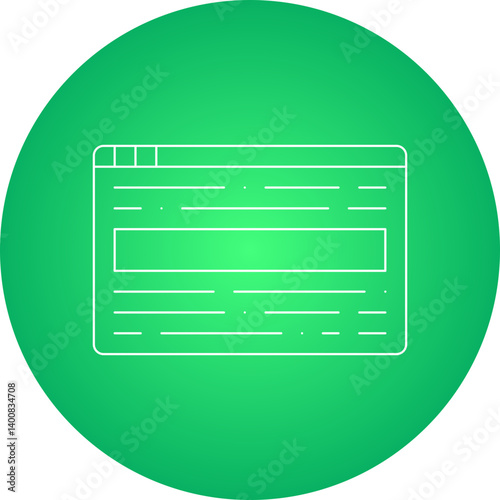 Reading Online icon single vector illustration