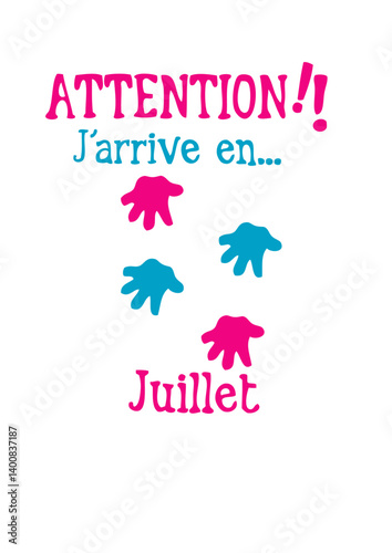 juillet bebe arrive main mois naissance enceinte