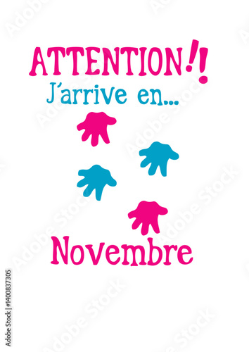 novembre bebe arrive main mois enceinte naissance
