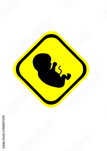 panneau bébé dessin enceinte naissance