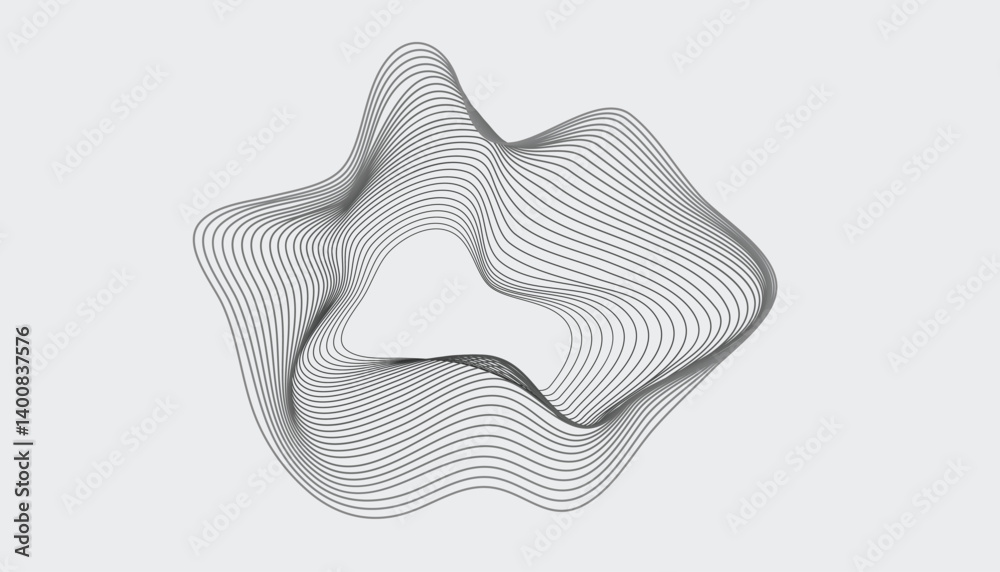 Stylish digital backdrop with topographic flow lines and motion contrast Stylish digital backdrop with topographic flow lines and motion contrast