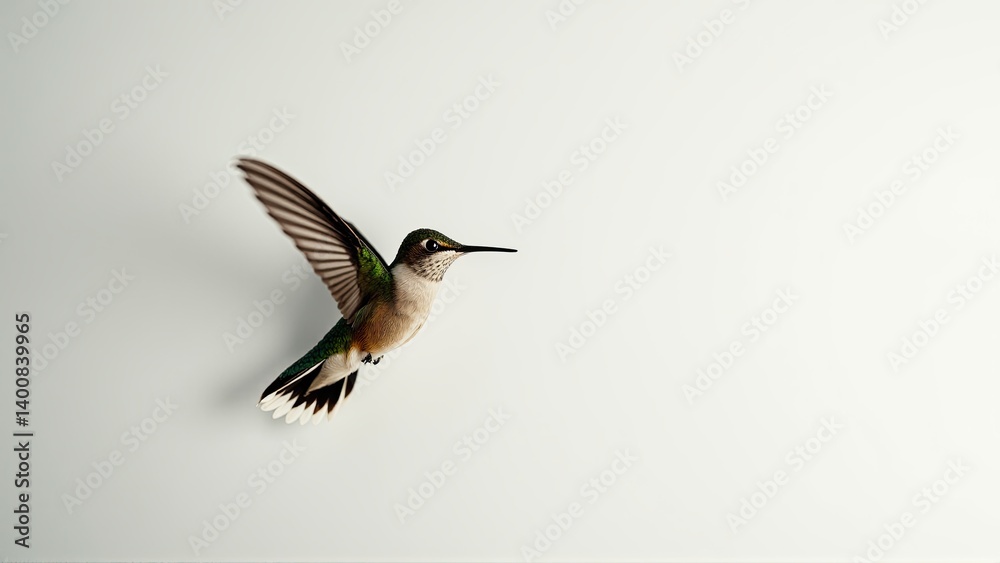 Wings in Motion: The Hovering Grace of a Hummingbird Wings in Motion: The Hovering Grace of a Hummingbird