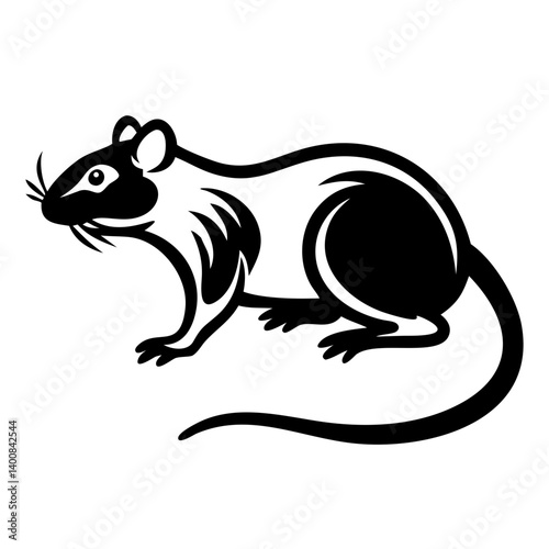 Rodent rat silhouette