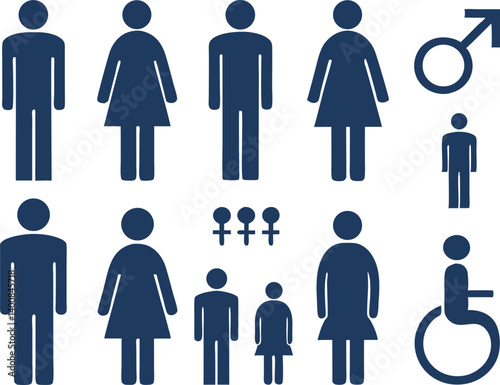 Accessible Icon Set for Universal Design Concepts