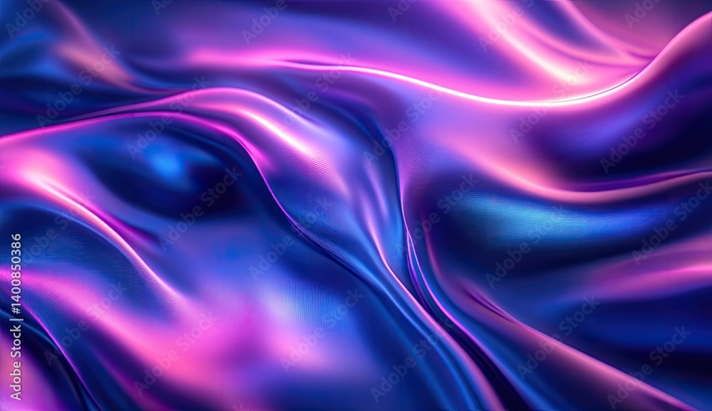 Obraz premium Vibrant flowing fabric